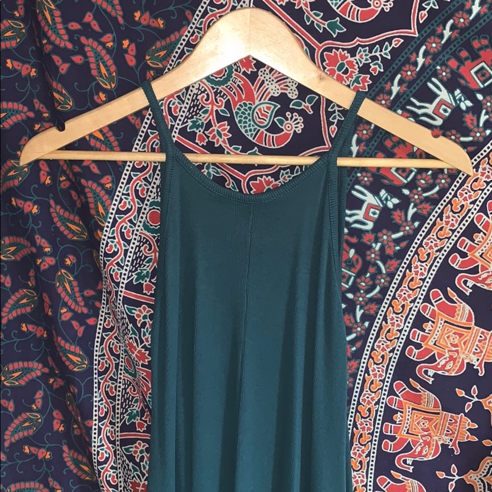 turquoise dress